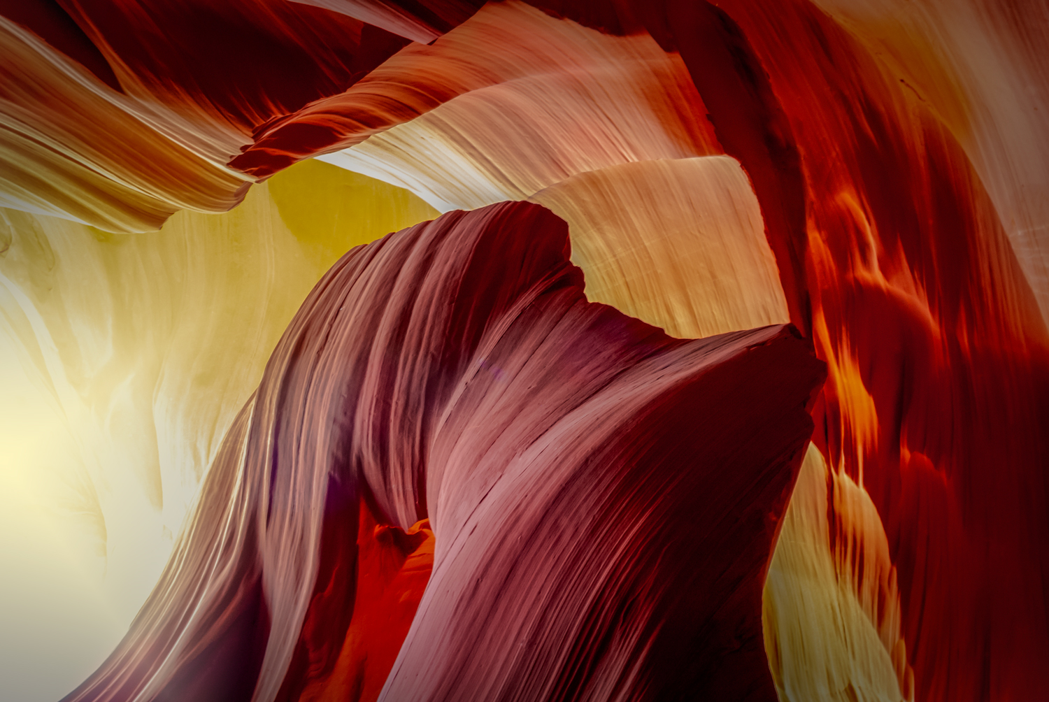 Colored waveby the sun